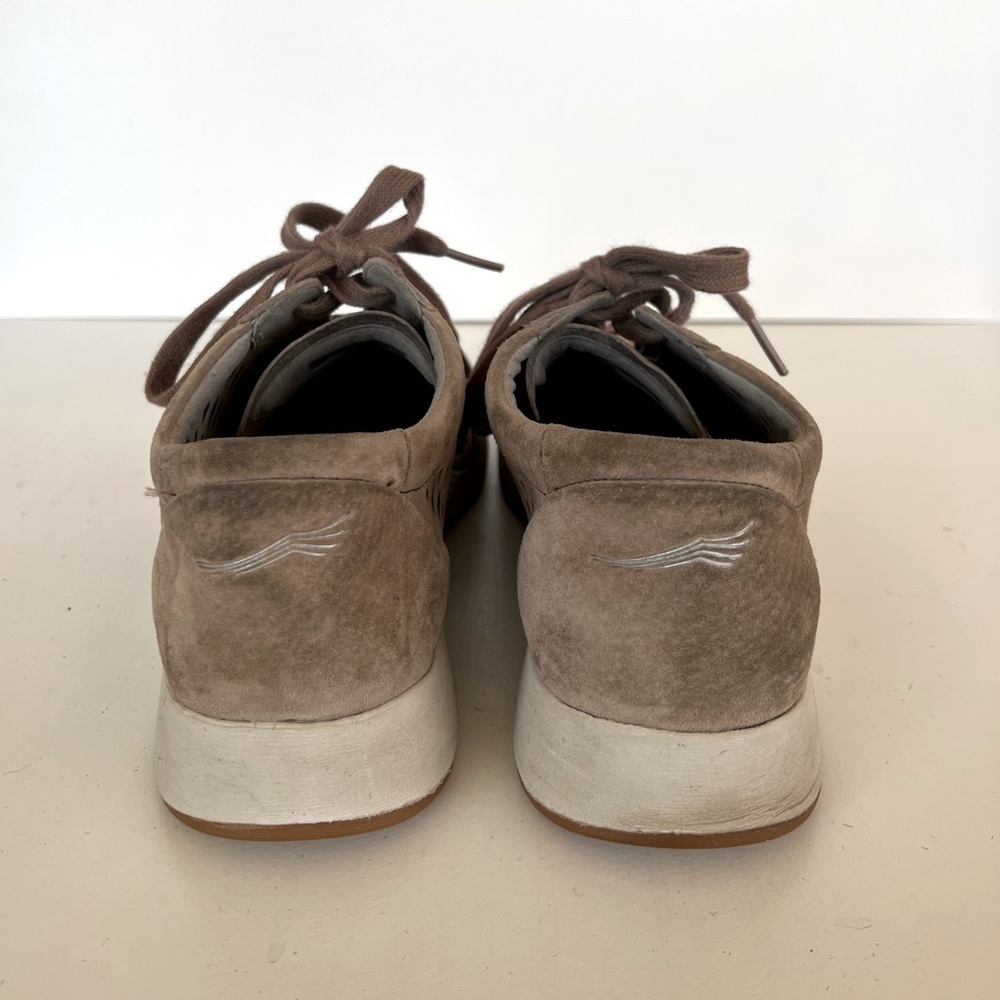 Dansko Women's Charlie Perforated Leather Sneaker Walnut Suede, Size 8 / 39 - Picture 4 of 12
